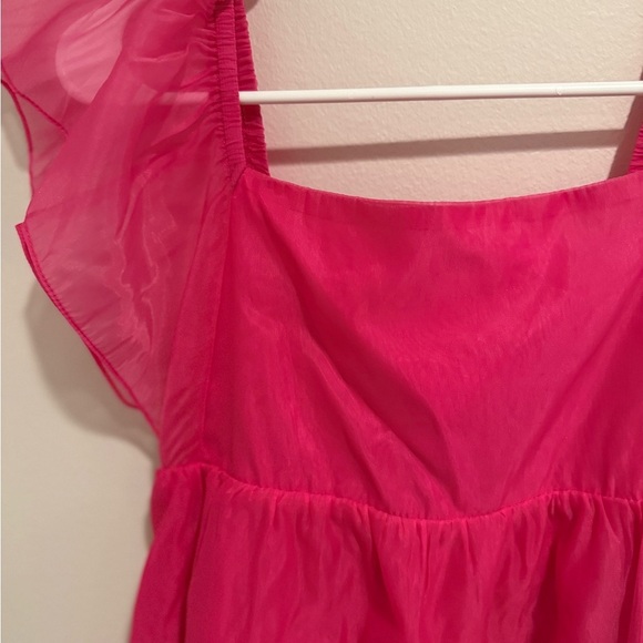 Sadie & Sage Hot Pink Mini Dress Tween Size XL - Picture 6 of 12